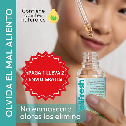 ¡PAGA 1 LLEVA 2 POR TIEMPO LIMITADO! 🧴 Wellfresh – Aliento Fresco, Confianza Renovada